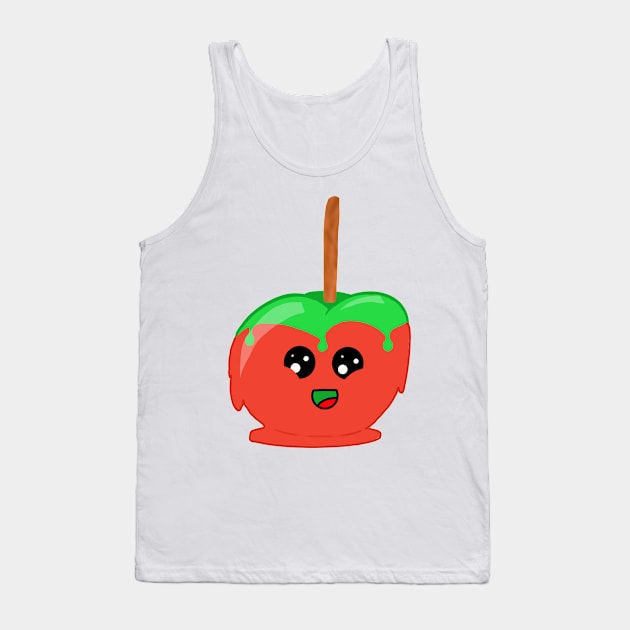 Kawaii Toffee Apple Tank Top by DesignsBySaxton